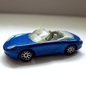 1998 Mattel Matchbox Blue Porsche 911 Carrera Cabriolet Loose Toy Car